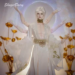 Shuga Fairy 1/4 Ace Gods Bjd Doll A Body With abs Ethereal Style 6 hands High Quality Jointed Doll Gifts