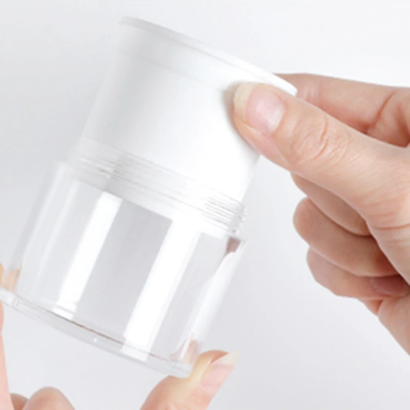 Versatile Travel Lotion Containers, Refillable Pump Jars Made Of Acrylic For Thick Moisturizer. image 5