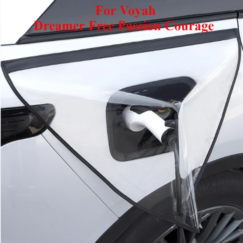 

Charging Gun Rain Cover for Voyah Dreamer Free Passion Courage Car Outdoor Waterproof Transparent Protective Accessories