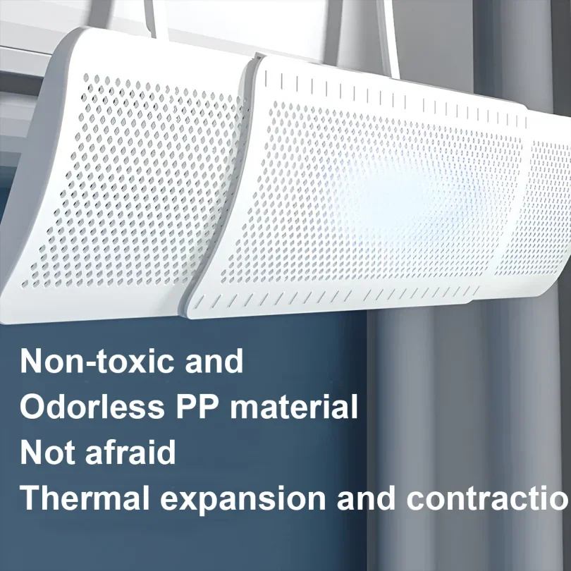Anti-Direct Blowing Air Conditioning Wind Deflector Wall-Mounted Outlet Baffle Hanging Conditioning Guide Cover