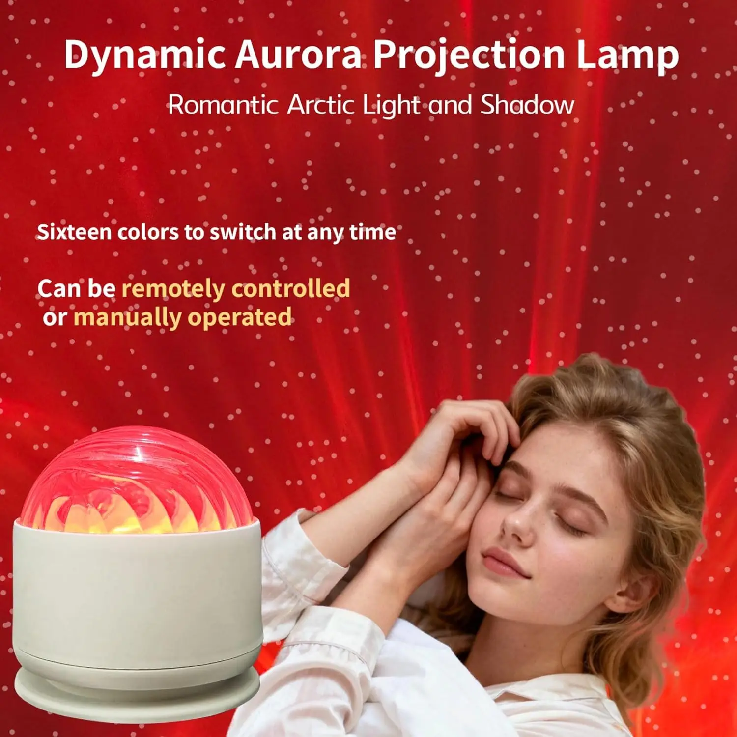 Calming Sensory Lights, Sensory Toys for Kids with Autism, Ocean Light Projector with 15 Color Patterns, Light Projects Water Ripple Effects onto Walls and Ceilings, Autism Toy,for Children and Adults