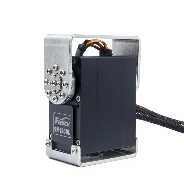 Feetech Large Torque HV 12V 24V 120 KG.CM RS485 Ultra Heavy Duty Giant Scale Digital HV Brushless Smart CNC Robot Servo