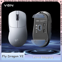 VGN Fly Dragon Y2 Pro/Ultra Gaming Mouse Wireless Bluetooth Tri Mode Dual 8k Lightweight Ergonomic Office Mice Gamer Accessories