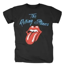 2024 The Rolling Stones Print T-shirt Men Women Cotton Hip Hop Oversized Band Tshirt Short Sleeve T Shirt Streetwear Tops Tee