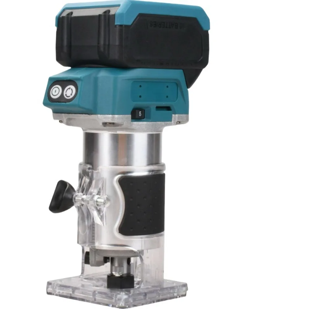 Brushless Cordless Wood Router Trimmer Handheld Milling Machine Slotting Carver Power Tools For Industrial Tasks