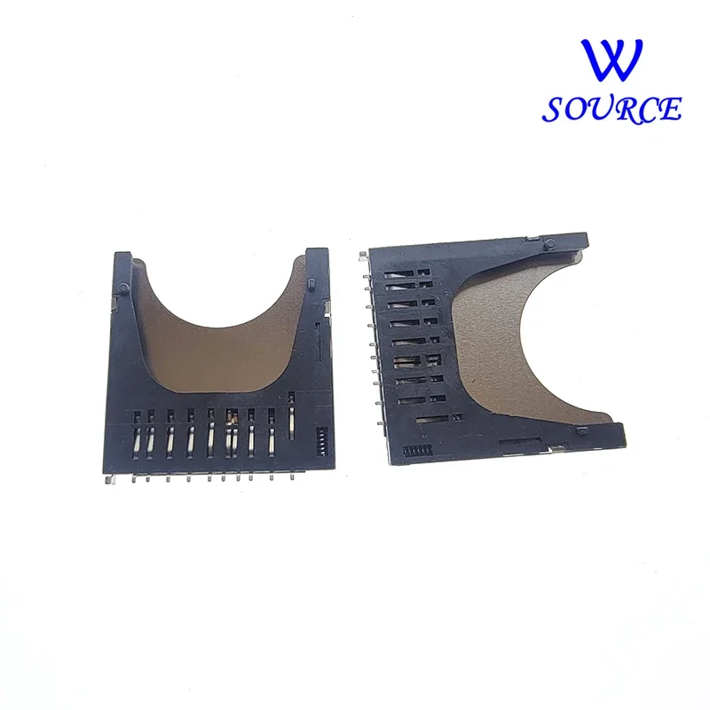 5Pcs SD Card Connector 2 in 1 MMC SD Card Slot Self Push/Pop-up 11P Welding Foot Memory card holder PUSH holder