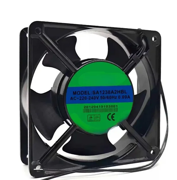 for  SA1238A2HBT SA1238A2HBL AC 220V 0.09A 120x120x38mm 2-Wire Server Cooling Fan