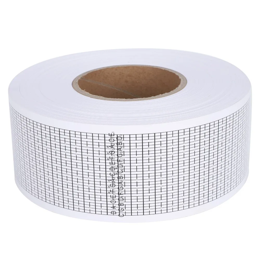 50m Length Blank Music Box Paper Strip 30 Note Black Grid Printed Music Box Refill Paper 7 cm Width 0.3 mm Paper Thickness