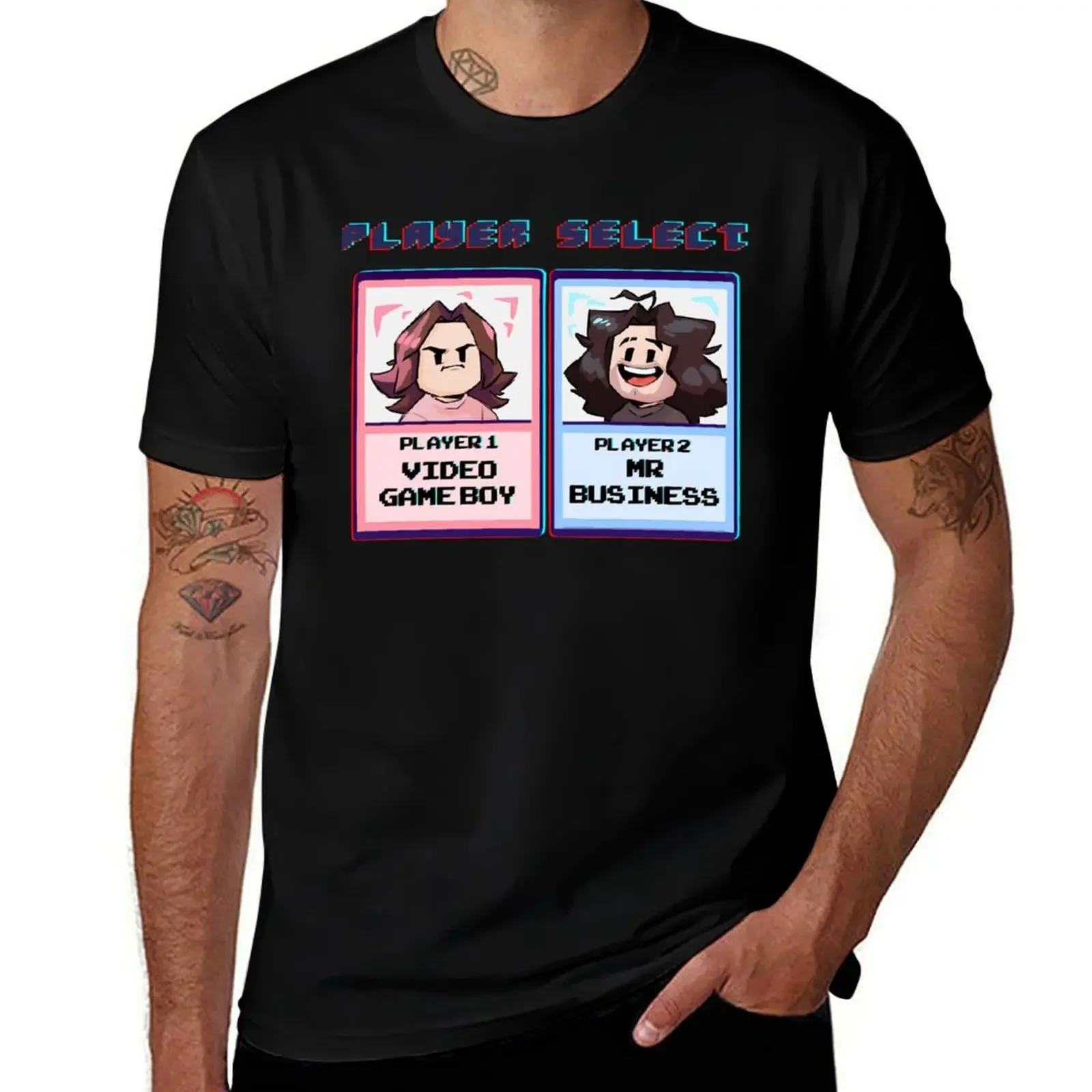 

GameGrumps! Player Select! T-Shirt for a boy plus sizes mens clothing