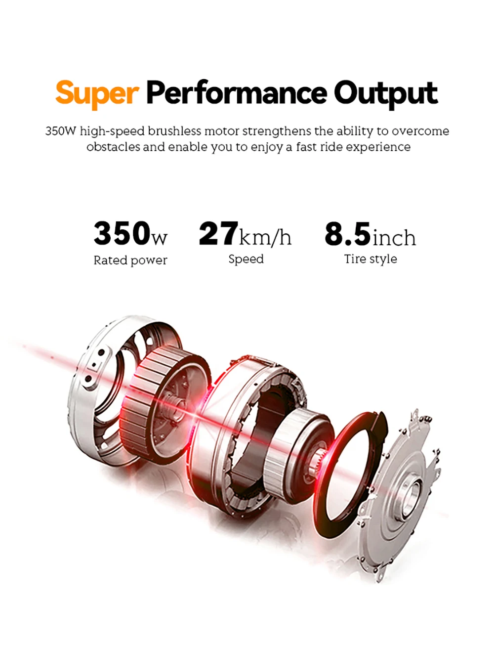 JUICEASE 350W Elektromos Roller 7.8AH összecsukható számára AOVOPRO M365 Állhatatlanság Korong Fék 31KM/H Minden sebesség 20KM Elterjedési terület Roller Elektromos