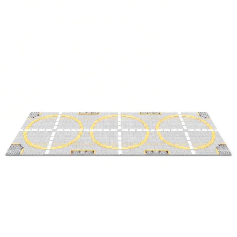 2099pcs MOC Triple Lunar Landing Plates Space Classic Space Model Toys Building Blocks Construction Christmas Gift Birthday