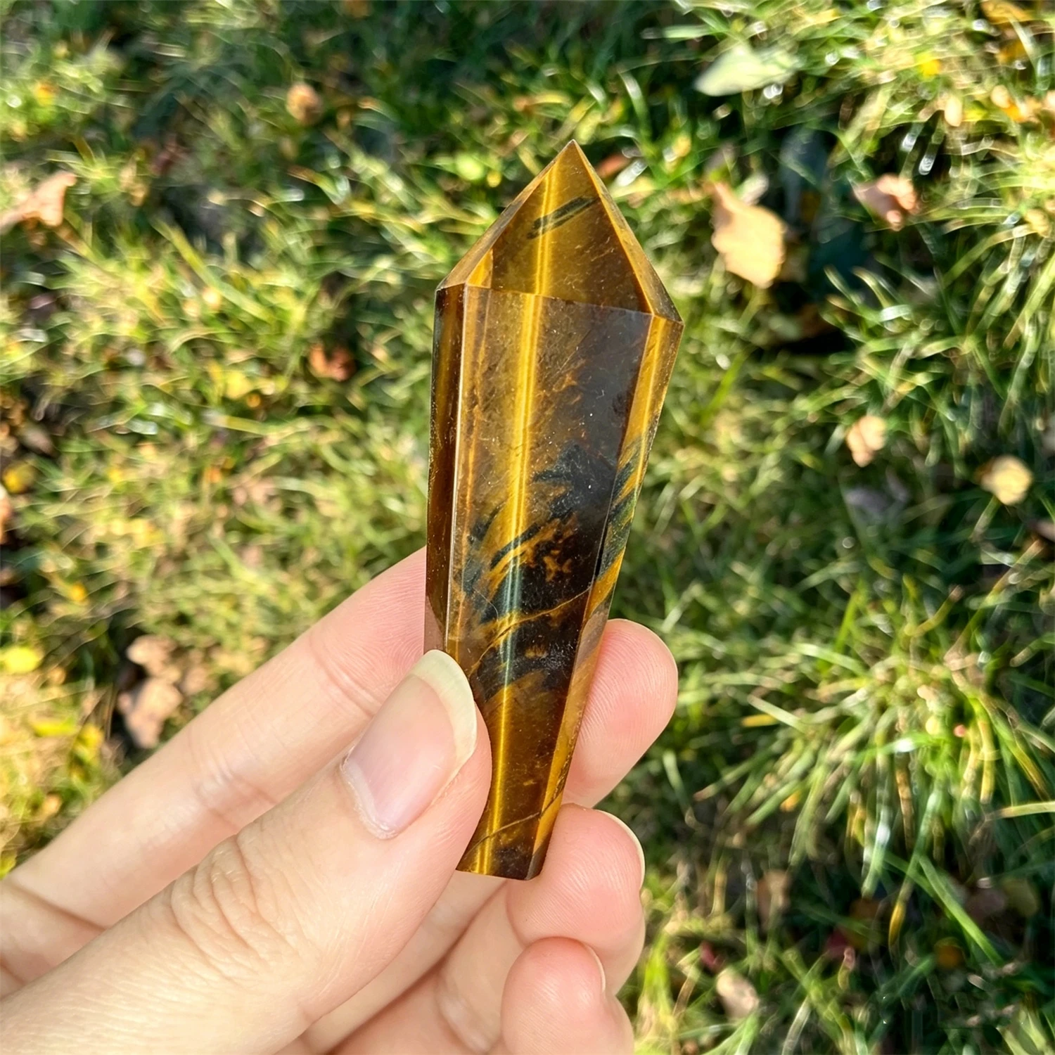 A Single Yellow And Blue Tiger Wand, Ideal for Valentine'S Day, Christmas, Easter, And New Year'S Crystal Presents