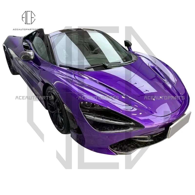 For McLaren 720S Is Upgraded With OEM-style Dry Carbon Fibre Sill Bar Door Trim Front Lip Rear Lip Spoiler Suitable Body Kit