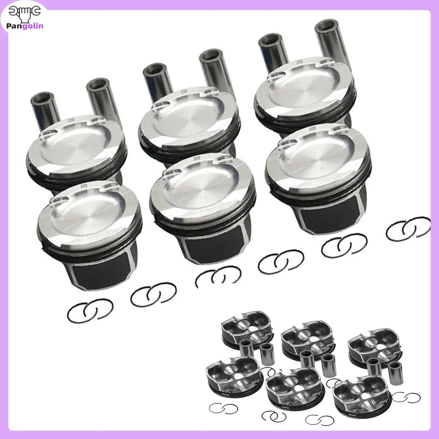 

6pcs N54 Φ84mm Engine Pistons Rings For BMW E82 E90 E60 135i 335i 535i 740i N54B30 11257610295 Auto Parts