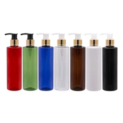 24pcs 100ml 120ml 150ml 200ml 250ml Plastic Gold Silver Lotion Bottles Liquid Soap Pump For Shampoo Cosmetic Dispense