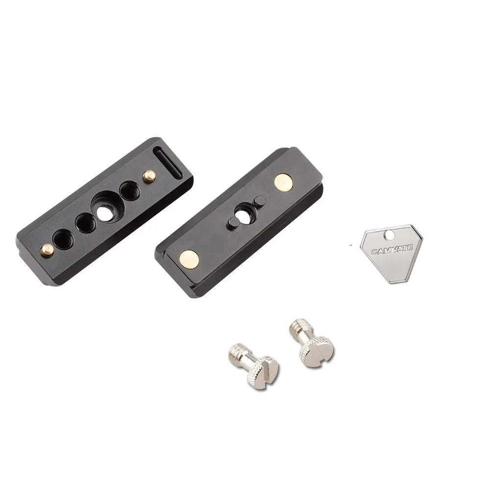 Guida di sicurezza NATO CAMVATE a sgancio rapido 58mm con vite da 1/4 "-20 per monitor SmallHD serie 700 (701 LITE/702 LITE/702 BRIGHT)