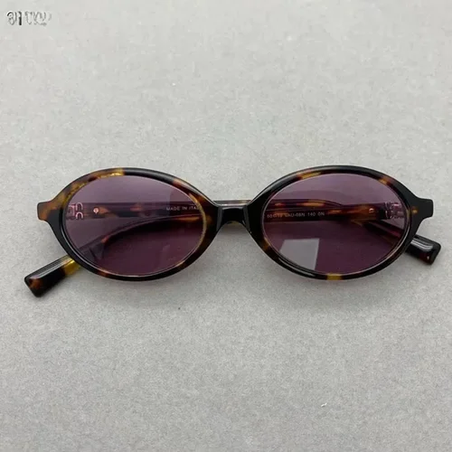 Montura de gafas ovaladas vintage, gafas de acetato unisex retro, gafas de lectura ligeras para hombres/mujeres, regalo de ratón de biblioteca