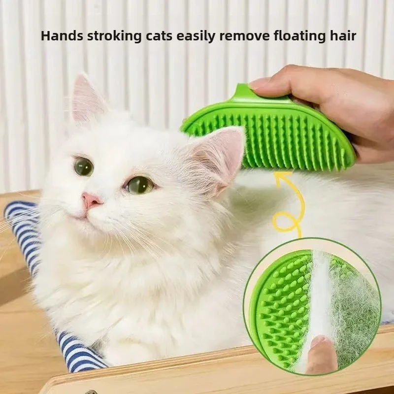 Soft Silicone Pet Bath Brush Massage Scrubber Foam Dispensing Wash Comb for Dog Cat Shower Cleaning Pet Grooming Care Supplies