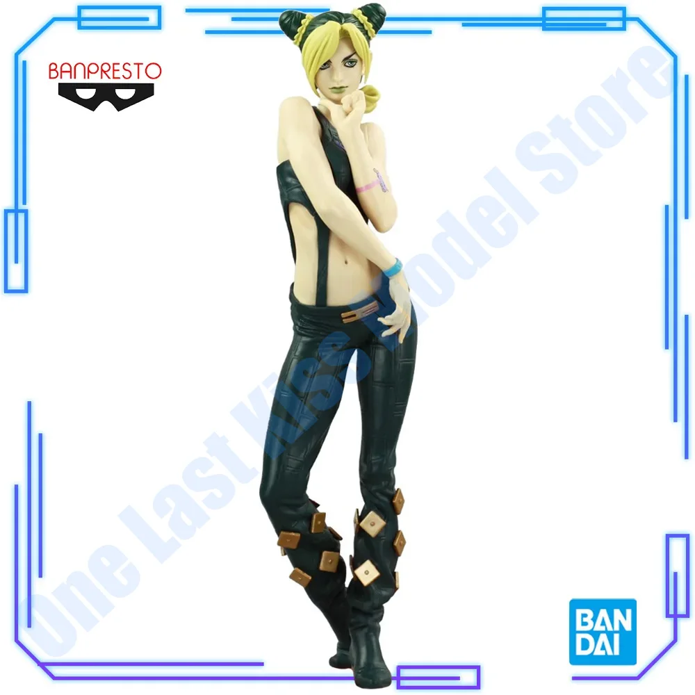 In Stock Bandai Original Genuine Banpresto Grandista Jojo's Bizarre Adventure Stone Ocean Jolyne Kujo 26cm Model Toy Figures