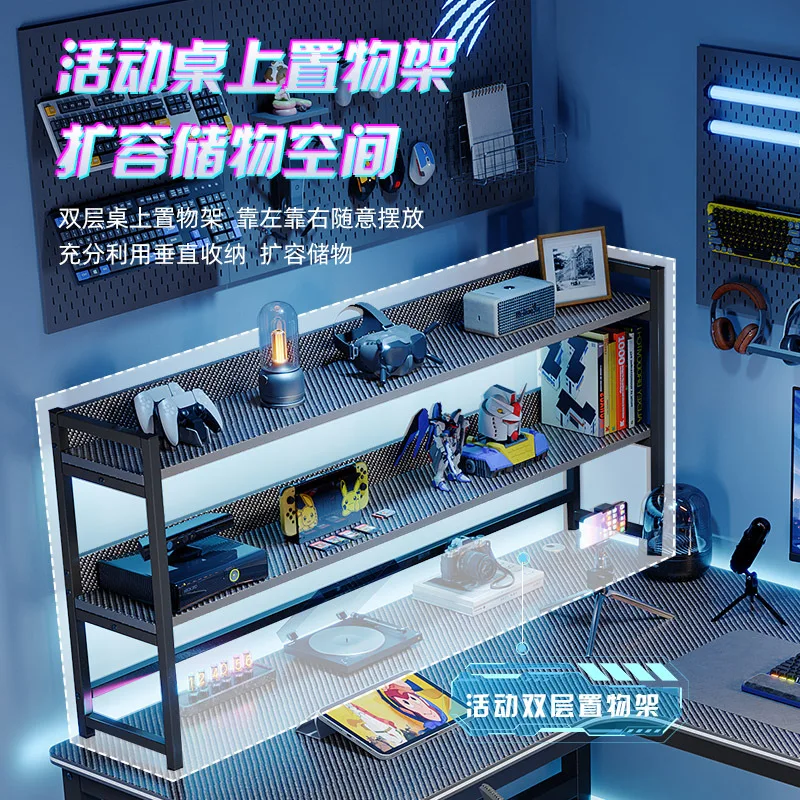 Table de jeu d'angle table intégrée table d'angle de chambre bureau