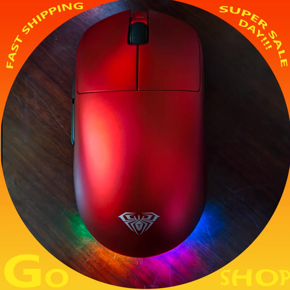

Aula V9 Ultra Plus PAW3950 Dual 8k Three Mode Gaming Mouse Lightweight Ergonomic E-sports Wireless Mouse Custom V9+ Pro