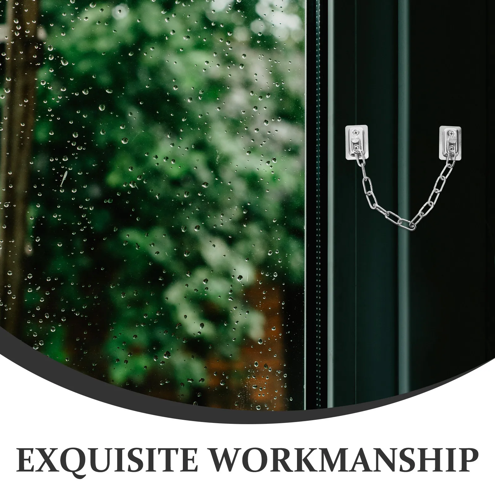 

Цепной замок из нержавеющей стали для дома и отеля, внутренняя защитная защелка, противоугонная защита для окон и дверей, раздвижной цепной замок