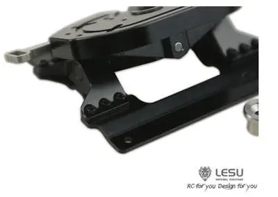 Lesu Simulation métal croix coupleur Base noir pièce de rechange B pour modèle 1/14 RC bricolage tracteurs camion voiture Tamiyaya TH02503