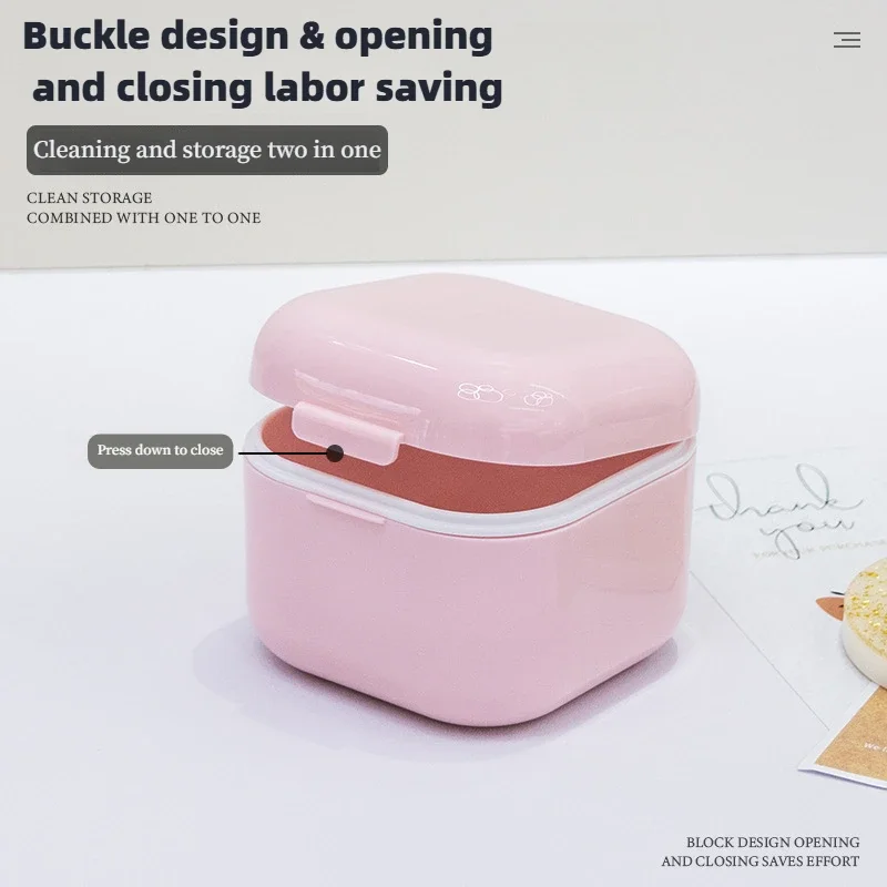 Desinfección portátil para brocas de decoración de uñas, caja de limpieza, caja de almacenamiento, accesorios para decoración de uñas, caja de almacenamiento, herramienta de esterilización