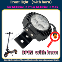 Kugoo Kukirin G2 pro Scooter Front Light Headlight Compatible with Kukirin G2 Max Electric Scooter Front Light Accessories
