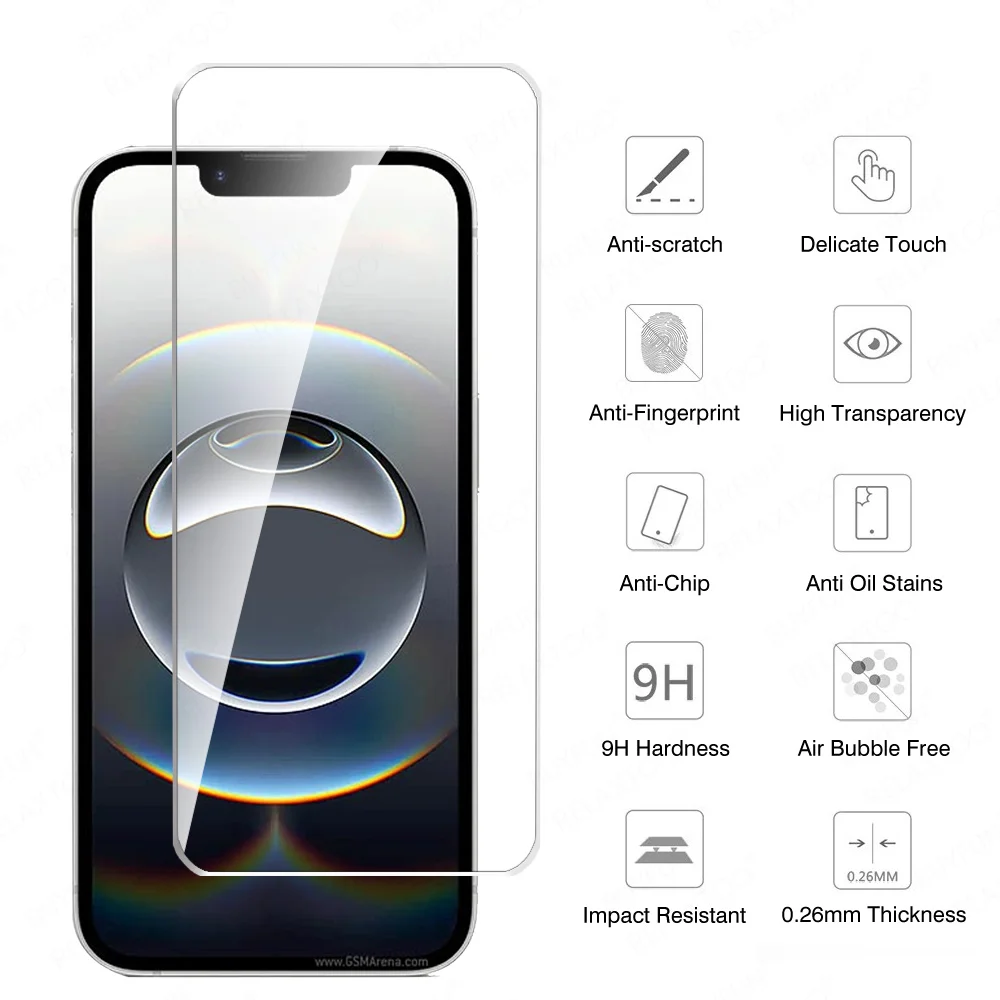 2/4 pçs vidro de tela hd para apple iphone 16e protetor de tela caso amigável iphone 16e cristal iphone16e 2025 filme de vidro temperado