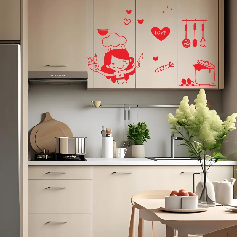 Happy Girl Chef Loves Cooking - Home Bar And Fridge ulasan dan harga