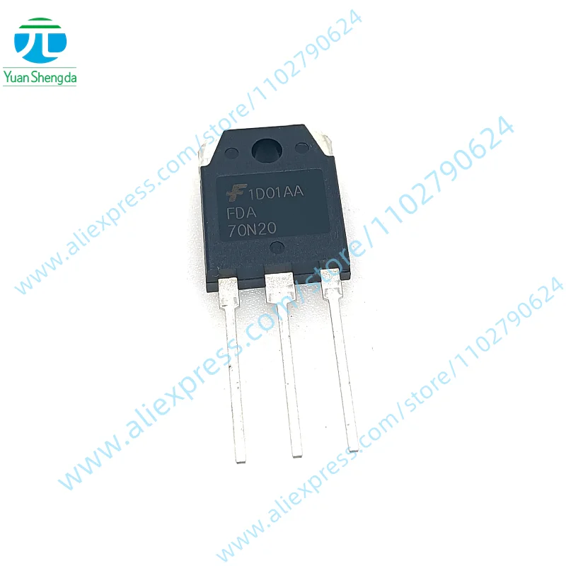 

5PCS New Original MOS FET 70A 200V TO-3P FDA70N20