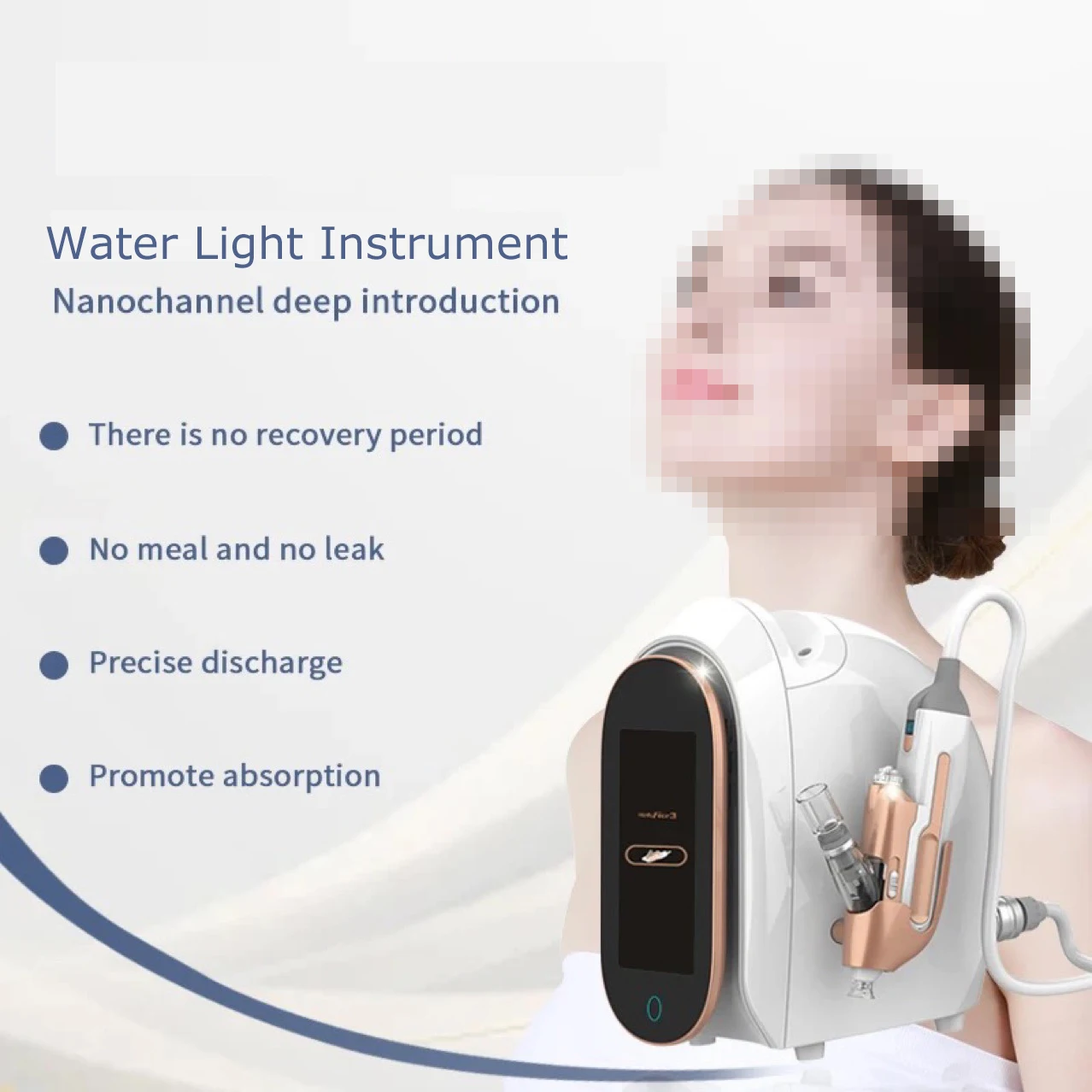 New Hello Face 3 Water Light Facial High-Pressure Deep Introduction Tightens the Skin with Multiple Functions