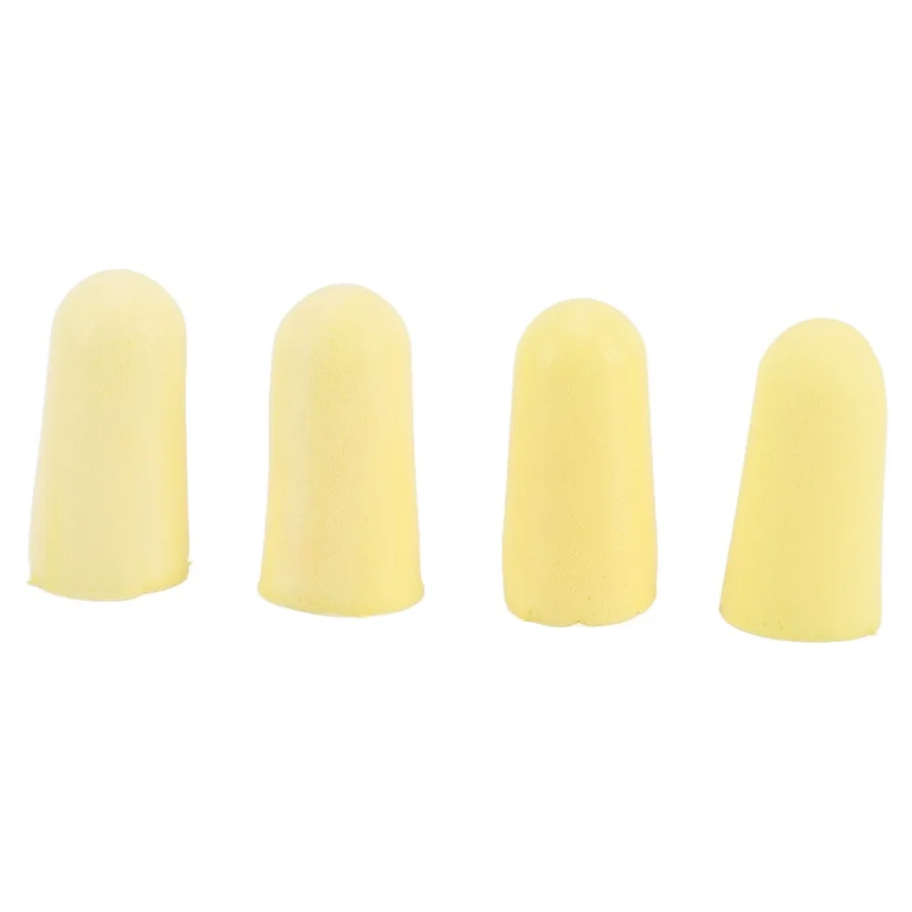 60Pcs Yellow, Blue 60Pcs Slow Rebound Foam Ear Plugs 25 x 13mm Slow Rebound Sponge Bullet Shape Sleep Sound Insulation Plugs