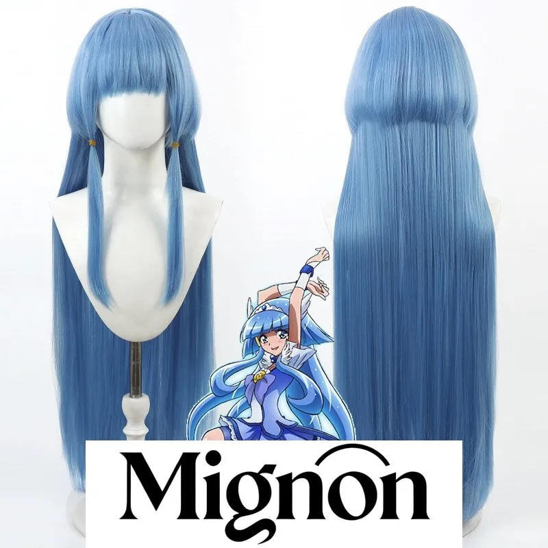 

Suite PreCure! Cure Beat cosplay wig blue Halloween gift