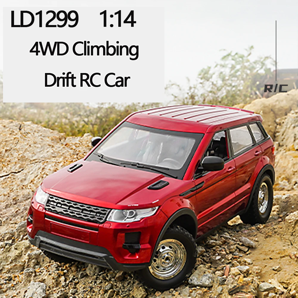 LDRC LD1299 1/14 4WD Full Scale 2.4G Remote Control Landrover Drive Climbing High-Speed Vehicle Simulation Electric Toy Model