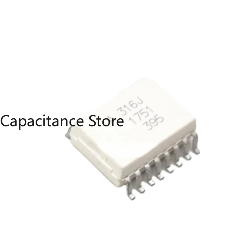 10PCS New Original A316J HCPL-316J HCPL-A316J SOP16 Optocoupler Imported Chip