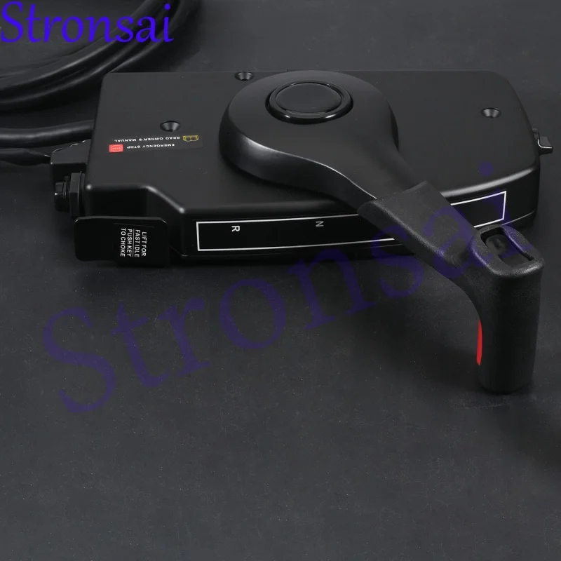 Boat Remote Control Box 881170A3 For Mercury Quicksilver Outboard 8 Pins Wire Pull To Open With Emergency Lanyard Side Mount