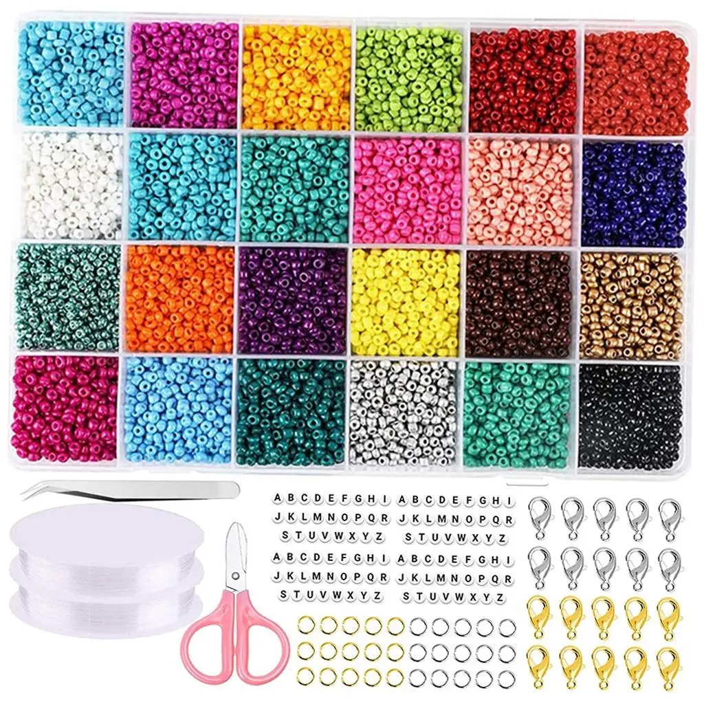 1 Set Round Beads Loose Beads for DIY Bracelet Jewelry Making Craft