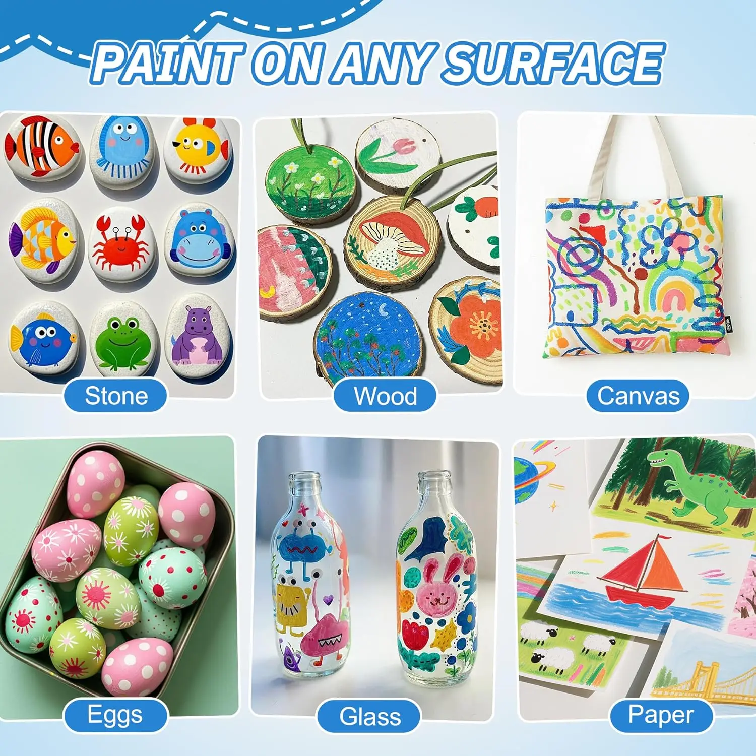 12-240 Colors Acrylic Paint Markers Brush Tip, Direct-Liquid Ink Control System, Professional-Grade Paint Pen for Any Surface image 6