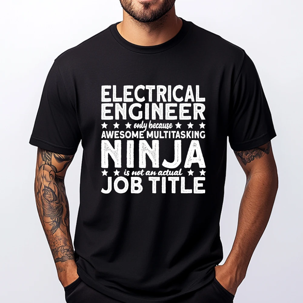 

Electrical Engineer Big And Tall T Shirts Vintage Man Tops Tees Vintage Style White Tee Winter Luxury T-Shirt Tshirt