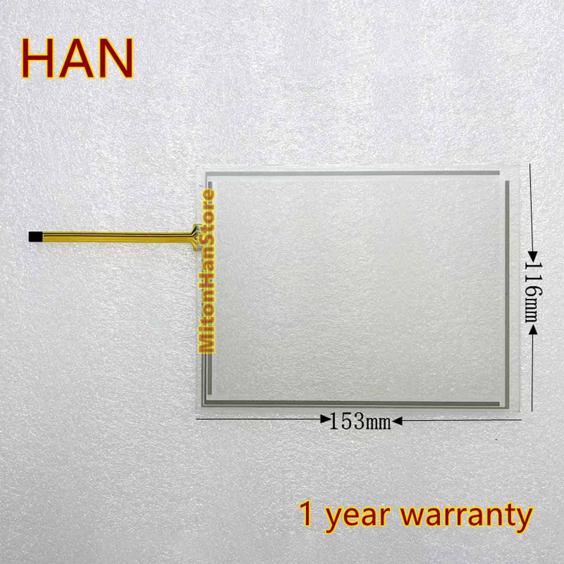 العلامة التجارية الجديدة ل 5MP050.0653-K03 لوحة اللمس شاشة زجاج محول الأرقام 153 مللي متر * 116 مللي متر