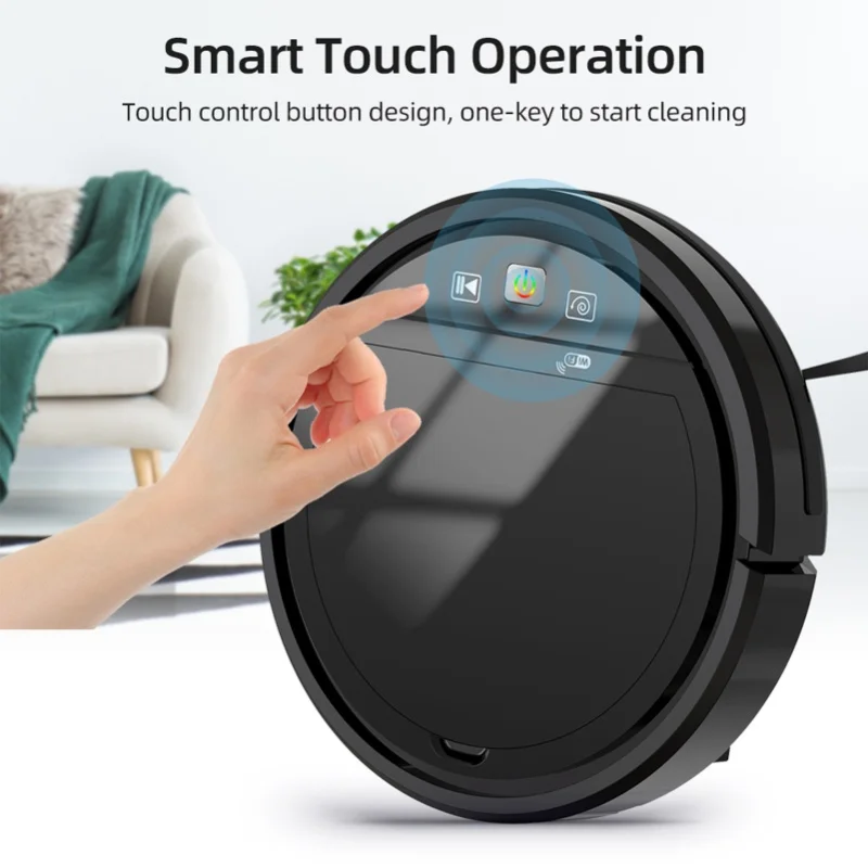 Smart Sweeper Household 3 In 1 Cleaning Vacuum Cleaner APP Remote Control 2500PA Super Suction 2500mAh Sweeping Robot
