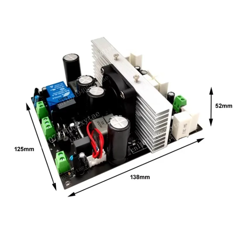 IRS2092 Class D 2000W BTL 4227 Full Frequency Subwoofer Stage Home Power Amplifier Board With Speaker Proction Relay