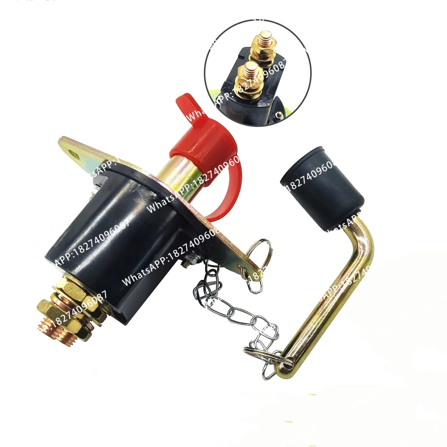suitable for the main power switch   excavators and loaders, hand-operated battery power-off main knife switch