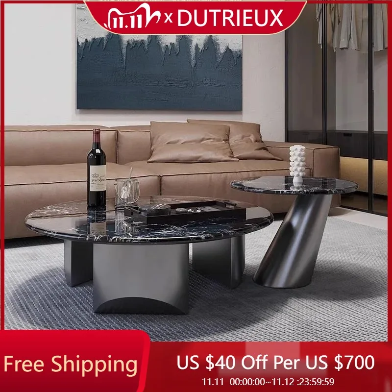 

Standing Luxury Side Table Retro Vintage Modern Nesting Fashion Coffee Table Storage Space Saving Mesa Auxiliar Salon Furniture