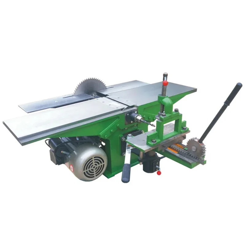 Desktop Multi-function Woodworking Machine Electric Planer Planer Table Saw Chainsaw Planer Table Planing Three-in-one Woodworki