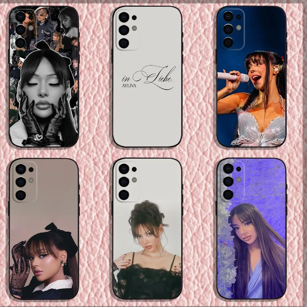 A-Ayliva In Liebe Phone Case For Samsung S25,S24,S21,S22,S23,S30,Ultra,S20,Plus,Fe,Lite,Note,10,9,5G Black Soft Shell