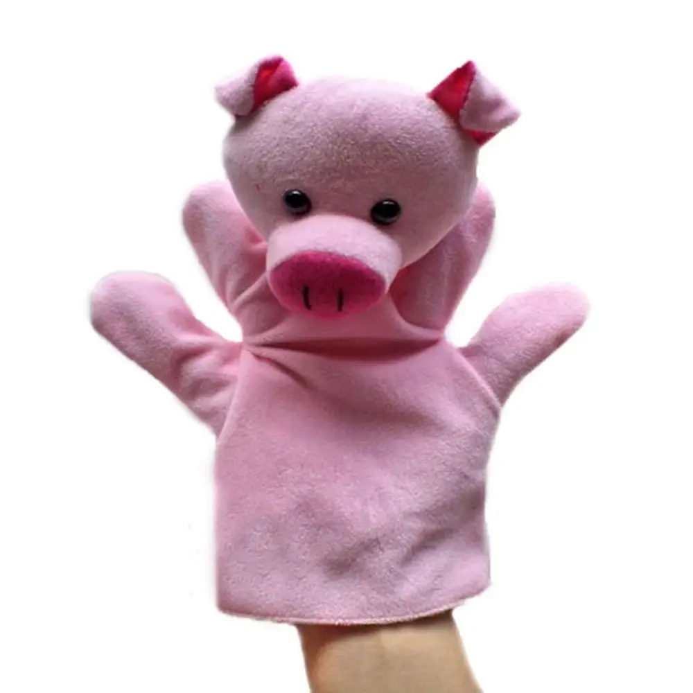 24 tipos de marionetas de mano para animales, juguete de peluche, animales de dibujos animados, adorables marionetas de mano, juguete de peluche interactivo