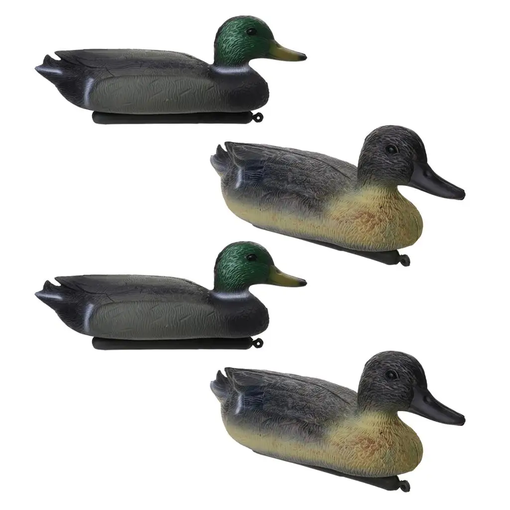 Duck Decoy Motion Lifelike Duck Model Hunting Decoy Ducks Floating Bird Decoys for Ducks Attracting Wildlife